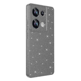 Xiaomi Redmi Note 13 Pro 4G Kılıf Kamera Korumalı Simli Lüks Zore Koton Kapak Lila
