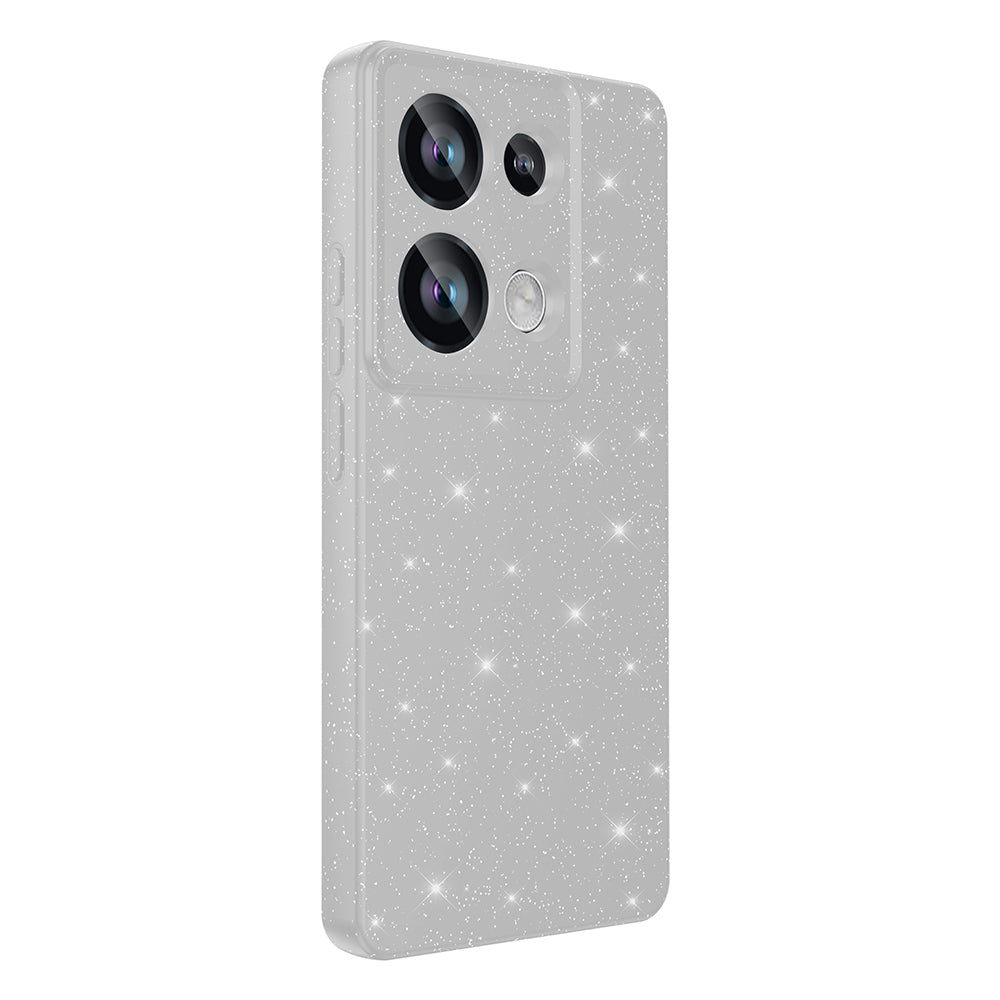 Xiaomi Redmi Note 13 Pro 4G Kılıf Kamera Korumalı Simli Lüks Zore Koton Kapak Lila