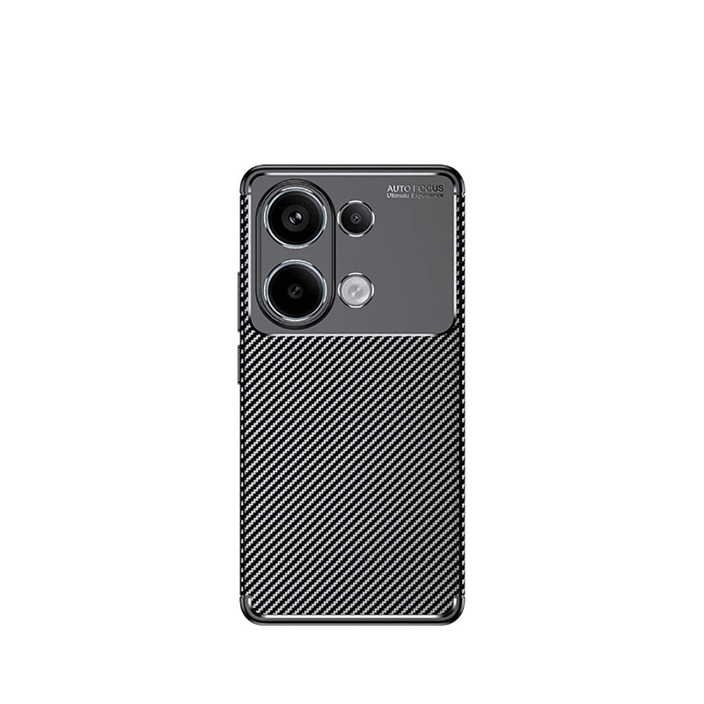 Xiaomi Redmi Note 13 Pro 4G Kılıf Zore Negro Silikon Kapak Siyah