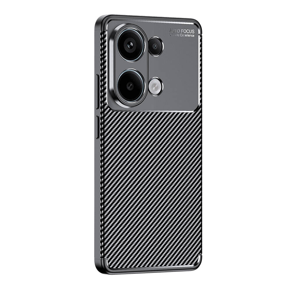 Xiaomi Redmi Note 13 Pro 4G Kılıf Zore Negro Silikon Kapak Siyah