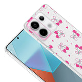 Xiaomi Redmi Note 13 Pro 5G Kılıf Kamera Korumalı Desenli Zore Klip Kapak Kalpli Kiraz