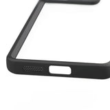 Xiaomi Redmi Note 13 Pro 5G Kılıf Kamera Korumalı Şeffaf Arka Yüzey Zore New Roll Kapak Siyah
