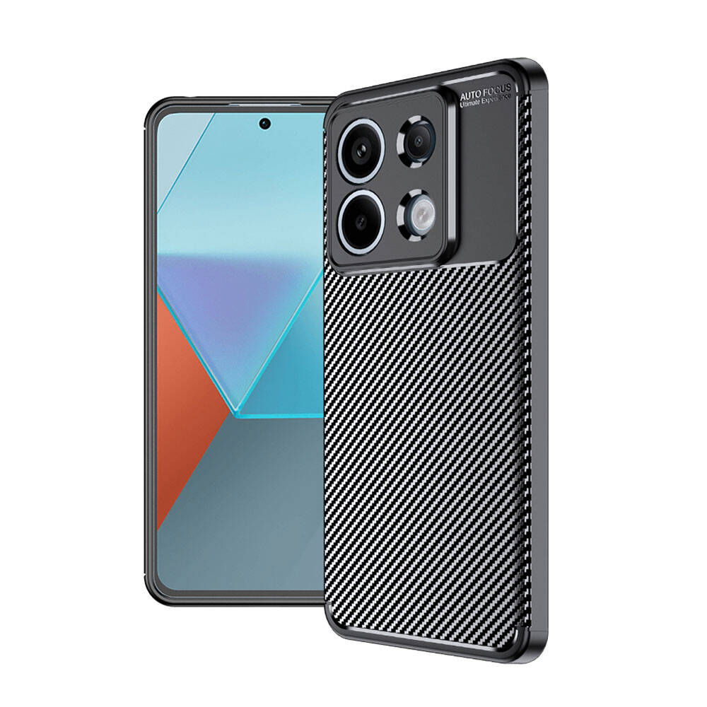 Xiaomi Redmi Note 13 Pro 5G Kılıf Zore Negro Silikon Kapak Siyah