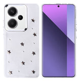 Xiaomi Redmi Note 13 Pro Plus 5G Kılıf Airbag Tasarımlı Simli Şeffaf Zore Kutup Kapak Yıldız