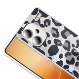 Xiaomi Redmi Note 13 Pro Plus 5G Kılıf Desenli Zore Mep Kapak Gri Leopar