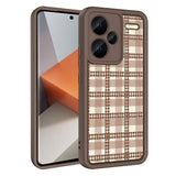 Xiaomi Redmi Note 13 Pro Plus 5G Kılıf Kamera Korumalı Baskılı Arka Yüzey Zore Klas Kapak Koyu Kahve
