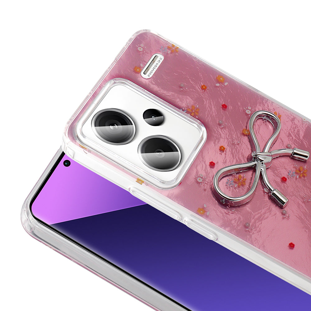 Xiaomi Redmi Note 13 Pro Plus 5G Kılıf Kamera Korumalı Figürlü Zore Ponti Silikon Kapak Açık Mavi