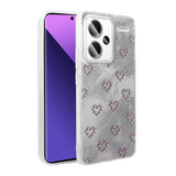 Xiaomi Redmi Note 13 Pro Plus 5G Kılıf Kamera Korumalı Figürlü Zore Ponti Silikon Kapak Beyaz