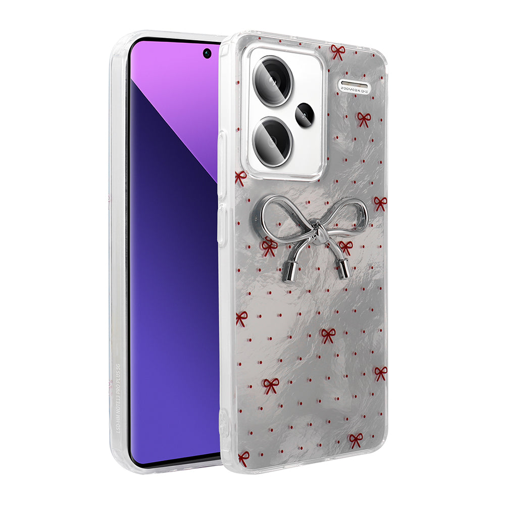 Xiaomi Redmi Note 13 Pro Plus 5G Kılıf Kamera Korumalı Figürlü Zore Ponti Silikon Kapak Açık Mavi