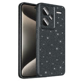 Xiaomi Redmi Note 13 Pro Plus 5G Kılıf Kamera Korumalı Simli Lüks Zore Koton Kapak Lila