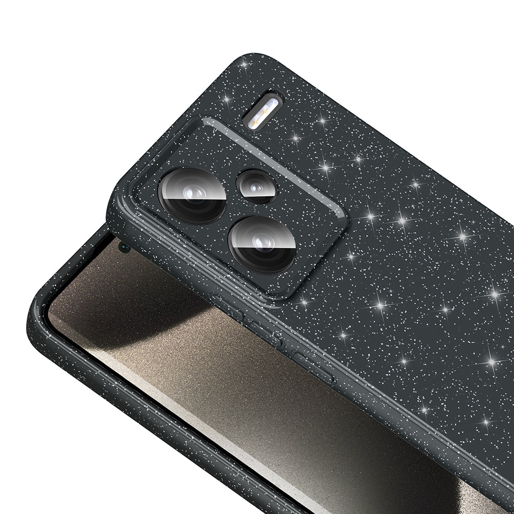 Xiaomi Redmi Note 13 Pro Plus 5G Kılıf Kamera Korumalı Simli Lüks Zore Koton Kapak Gümüş
