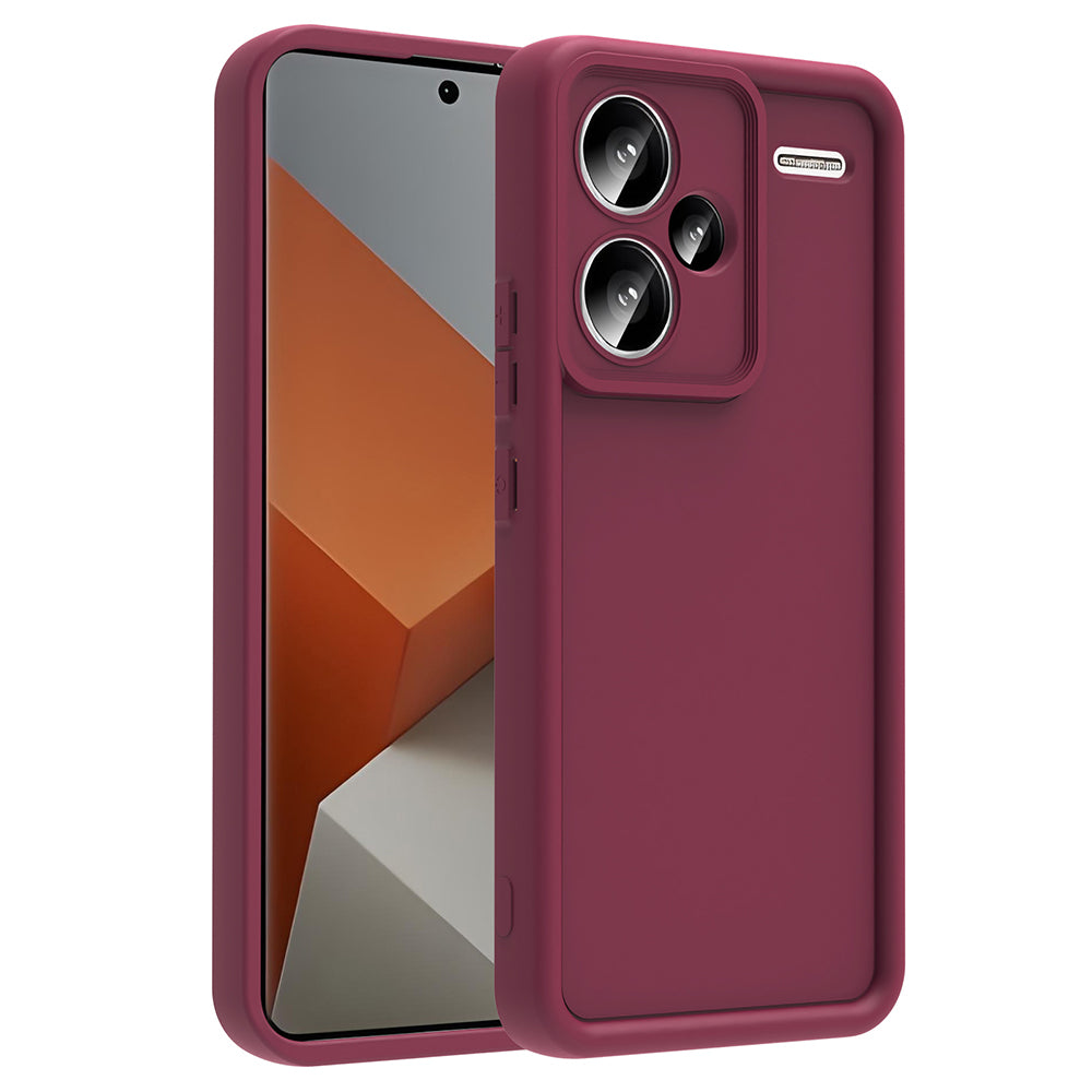 Xiaomi Redmi Note 13 Pro Plus Kılıf Kamera Korumalı Zore Ananas Kapak Siyah