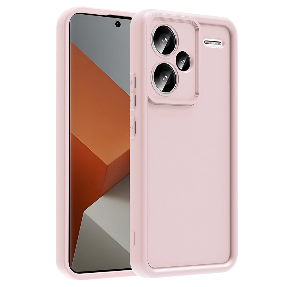 Xiaomi Redmi Note 13 Pro Plus Kılıf Kamera Korumalı Zore Ananas Kapak Pembe