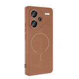 Xiaomi Redmi Note 13 Pro Plus 5G Kılıf M-safe Şarj Özellikli Zore Meta Kapak Rose Pembe