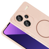 Xiaomi Redmi Note 13 Pro Plus 5G Kılıf M-safe Şarj Özellikli Zore Meta Kapak Siyah