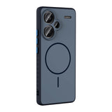 Xiaomi Redmi Note 13 Pro Plus 5G Kılıf M-safe Şarj Özellikli Zore Tea Kapak Siyah