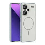 Xiaomi Redmi Note 13 Pro Plus 5G Kılıf M-safe Şarj Özellikli Zore Tea Kapak Siyah