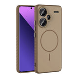 Xiaomi Redmi Note 13 Pro Plus 5G Kılıf M-safe Şarj Özellikli Zore Tea Kapak Gold