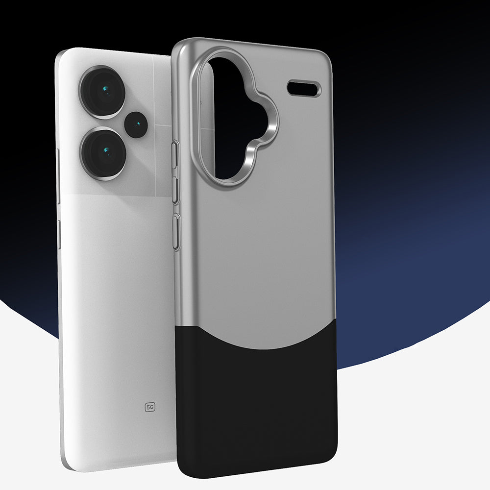 Xiaomi Redmi Note 13 Pro Plus 5G Kılıf Mıknatıslı Zore Duble Kapak Gri