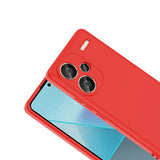 Xiaomi Redmi Note 13 Pro Plus 5G Kılıf Zore Mara Lansman Kapak Kırmızı