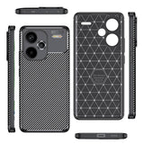 Xiaomi Redmi Note 13 Pro Plus 5G Kılıf Zore Negro Silikon Kapak Siyah