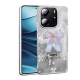Xiaomi Redmi Note 14 4G Kılıf Desenli Zore Mep Kapak Gold Leopar