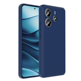 Xiaomi Redmi Note 14 4G Kılıf Kamera Korumalı Kartlık Hazneli Zore Vitra Kapak Lacivert