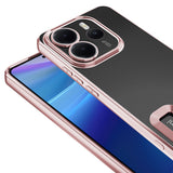Xiaomi Redmi Note 14 4G Kılıf Kamera Korumalı Logo Gösteren Zore Omega Kapak Sierra Mavi
