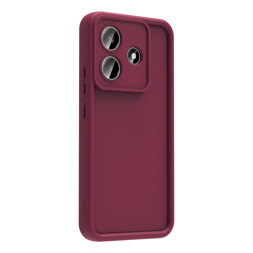 Xiaomi Redmi Note 14 4G Kılıf Kamera Korumalı Zore Ananas Kapak Siyah