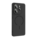 Xiaomi Redmi Note 14 4G Kılıf M-safe Şarj Özellikli Zore Meta Kapak Rose Pembe
