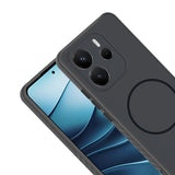 Xiaomi Redmi Note 14 4G Kılıf M-safe Şarj Özellikli Tea Kapak Siyah