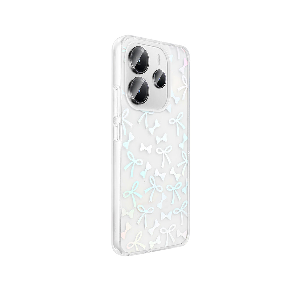 Xiaomi Redmi Note 14 4G Kılıf Şeffaf Figürlü Zore Folk Sert Kapak Fiyonk