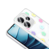 Xiaomi Redmi Note 14 4G Kılıf Şeffaf Figürlü Zore Folk Sert Kapak Fiyonk