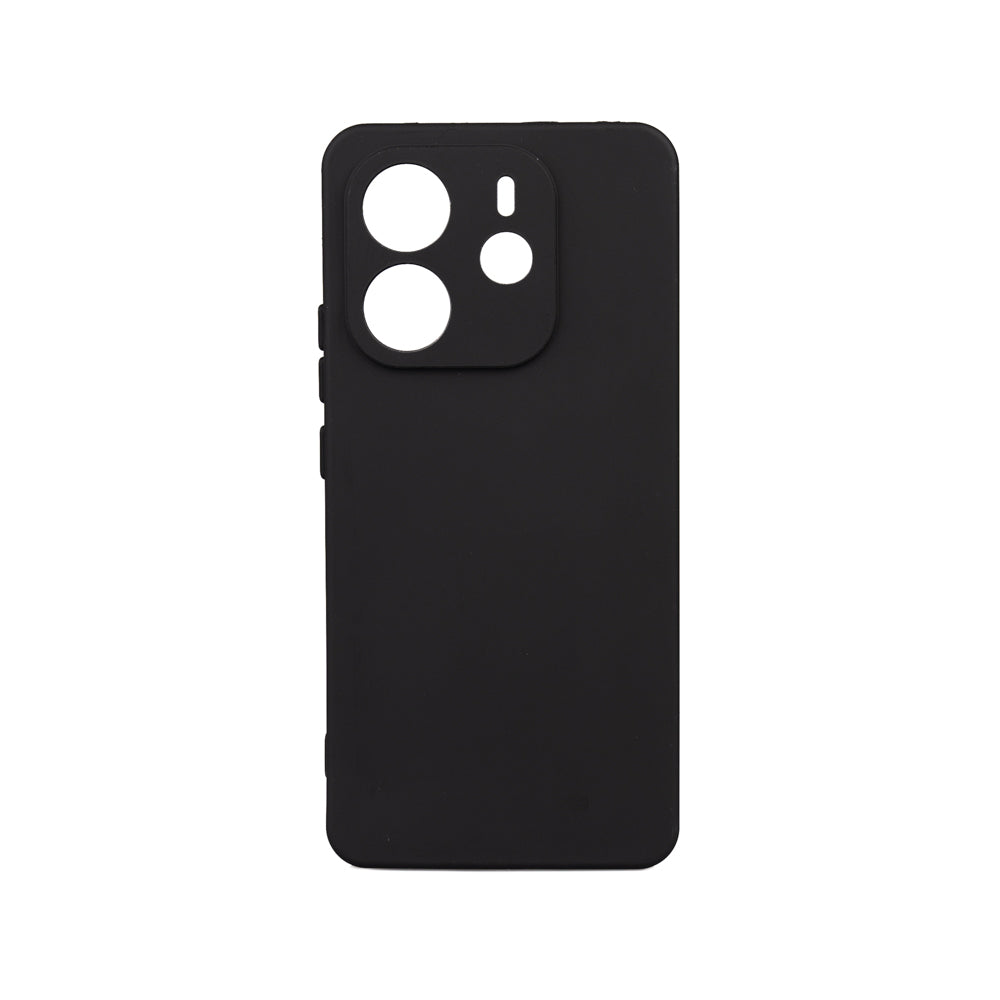 Xiaomi Redmi Note 14 4G Kılıf Zore Biye Silikon Siyah