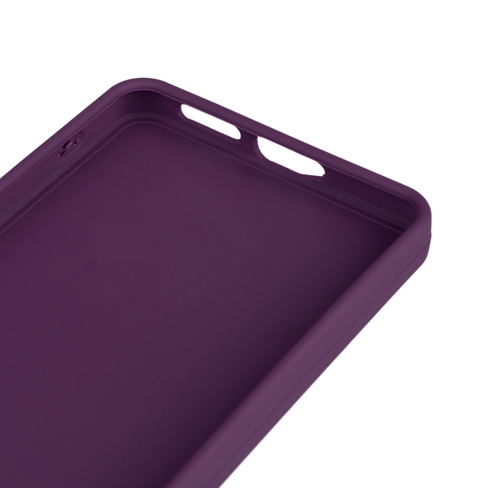 Xiaomi Redmi Note 14 4G Kılıf Zore Biye Silikon Lila