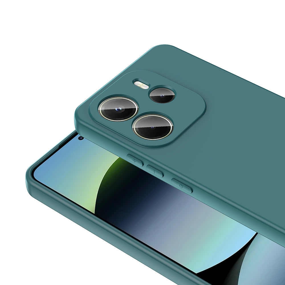 Xiaomi Redmi Note 14 4G Kılıf Zore Mara Lansman Kapak Koyu Yeşil
