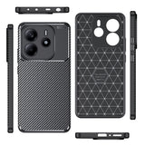 Xiaomi Redmi Note 14 4G Kılıf Zore Negro Silikon Kapak Siyah