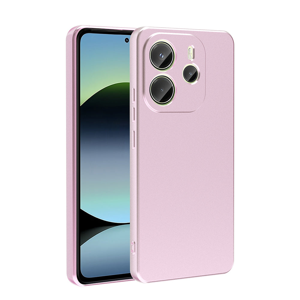 Xiaomi Redmi Note 14 4G Kılıf Zore Premier Silikon Kapak Rose Gold