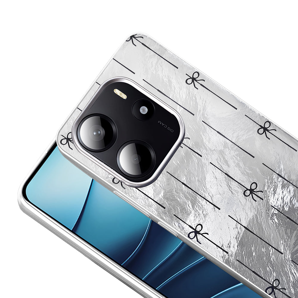Xiaomi Redmi Note 14 5G Kılıf Desenli Zore Mep Kapak Gold Leopar