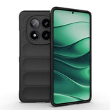 Xiaomi Redmi Note 14 5G Kılıf Esnek TPU Oyuklu Arka Yüzey Tasarımlı Zore Etnik Silikon Kapak Siyah