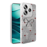 Xiaomi Redmi Note 14 5G Kılıf Kamera Korumalı Figürlü Zore Ponti Silikon Kapak Açık Mavi