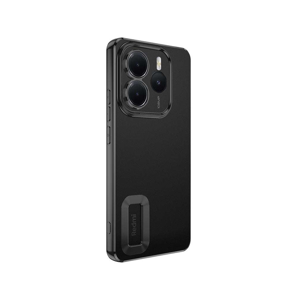 Xiaomi Redmi Note 14 5G Kılıf Kamera Korumalı Logo Gösteren Zore Omega Kapak Gold