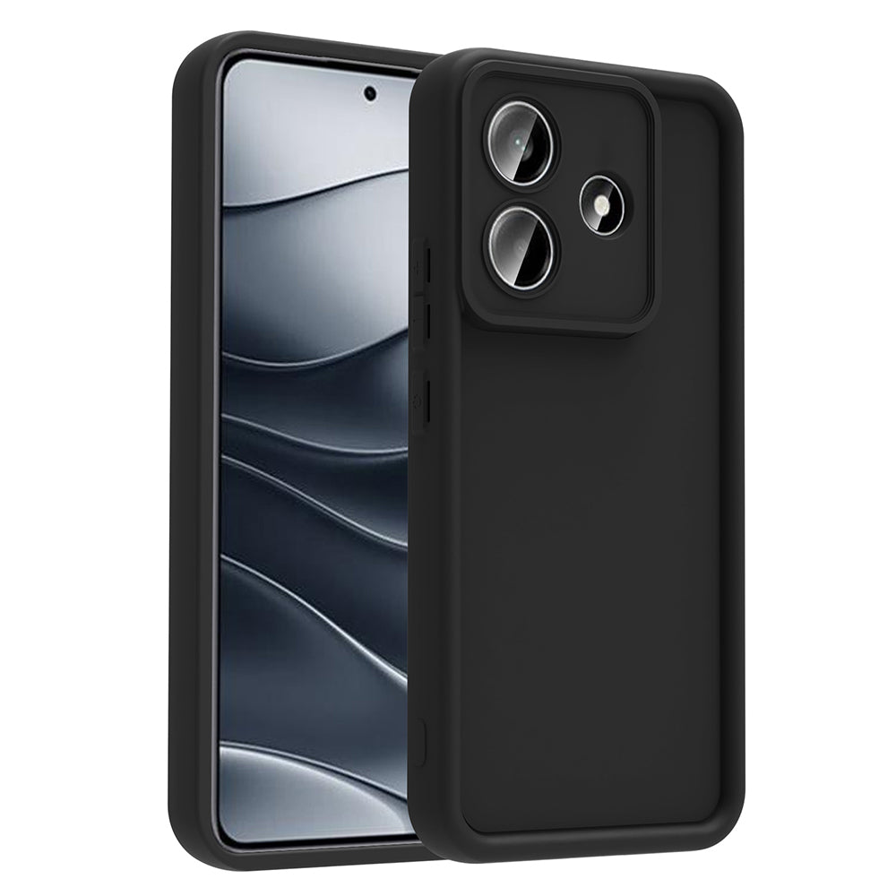 Xiaomi Redmi Note 14 5G Kılıf Kamera Korumalı Zore Ananas Kapak Siyah
