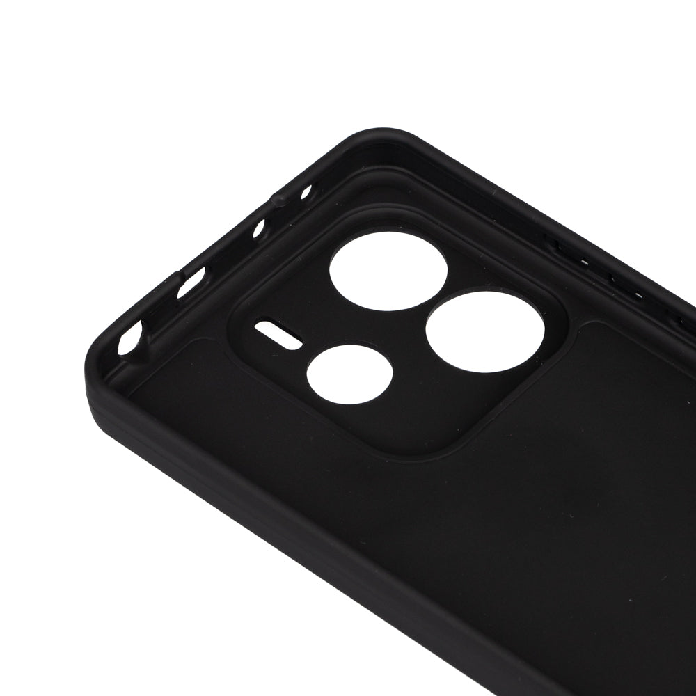 Xiaomi Redmi Note 14 5G Kılıf Zore Biye Silikon Siyah