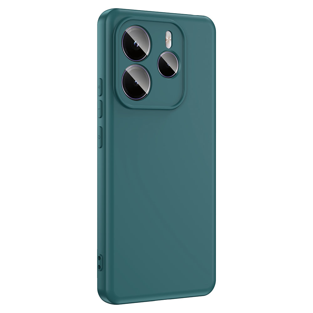 Xiaomi Redmi Note 14 5G Kılıf Zore Mara Lansman Kapak Koyu Yeşil