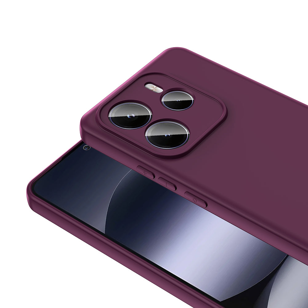 Xiaomi Redmi Note 14 5G Kılıf Zore Mara Lansman Kapak Koyu Mor