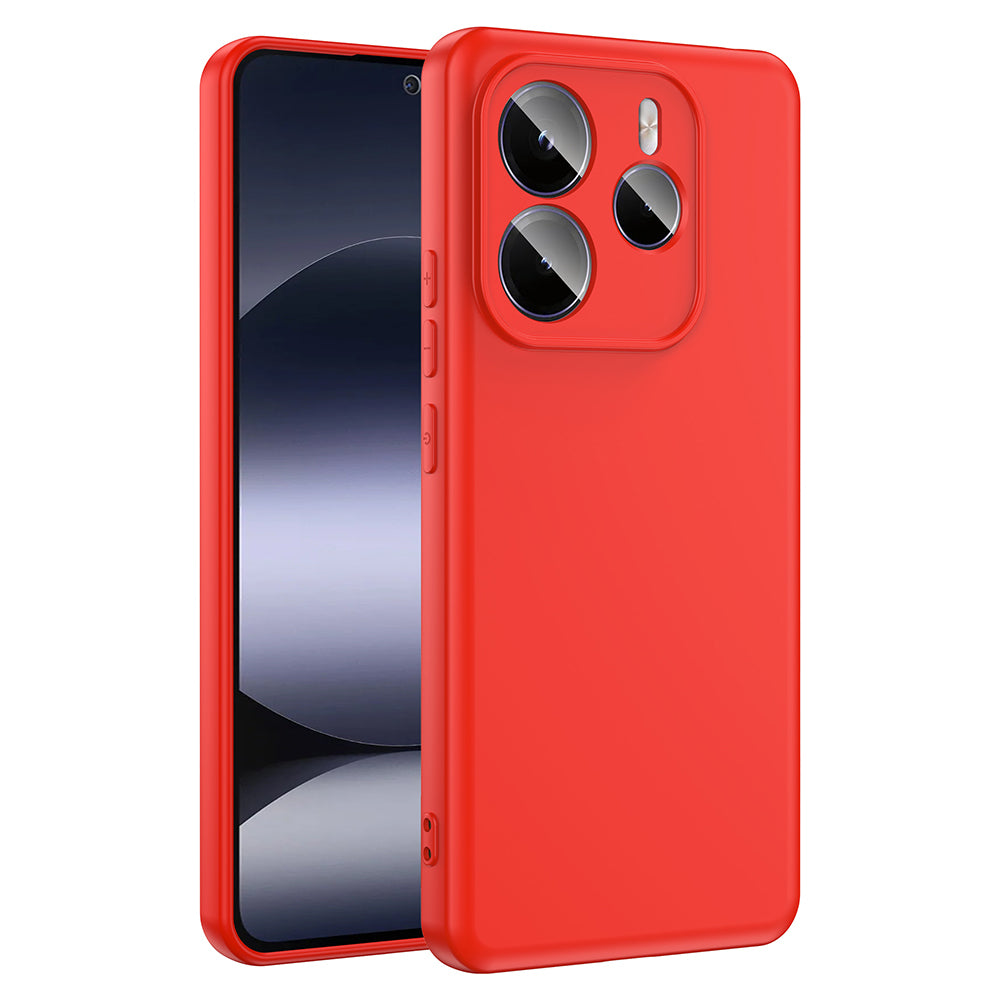 Xiaomi Redmi Note 14 5G Kılıf Zore Mara Lansman Kapak Kırmızı