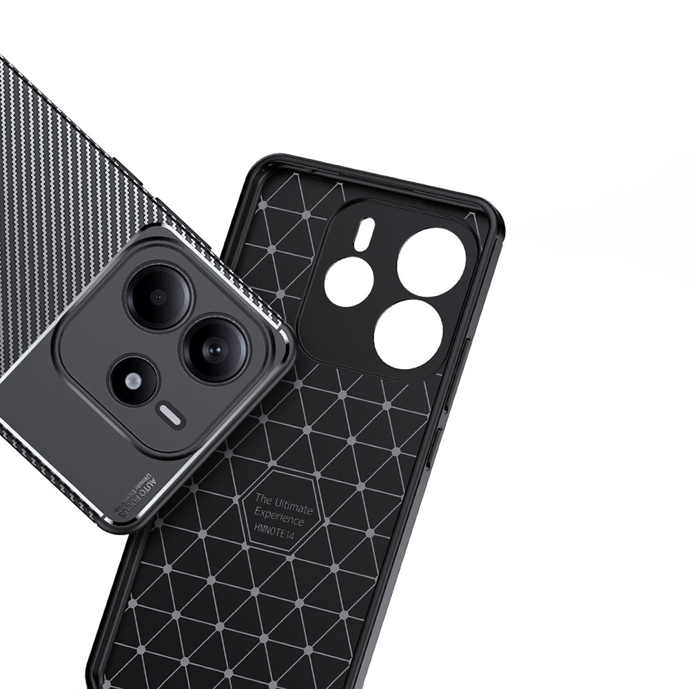 Xiaomi Redmi Note 14 5G Kılıf Zore Negro Silikon Kapak Siyah