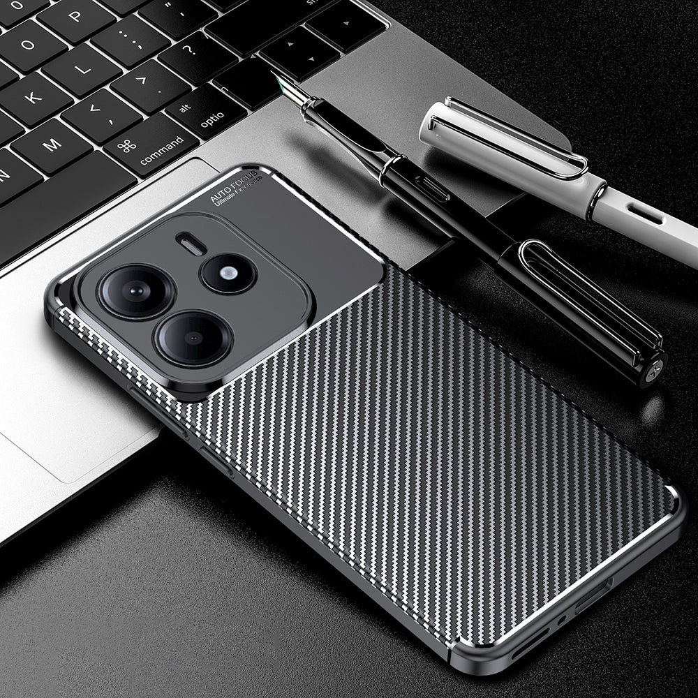Xiaomi Redmi Note 14 5G Kılıf Zore Negro Silikon Kapak Siyah