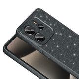 Xiaomi Redmi Note 14 Kılıf Kamera Korumalı Simli Lüks Zore Koton Kapak Lila